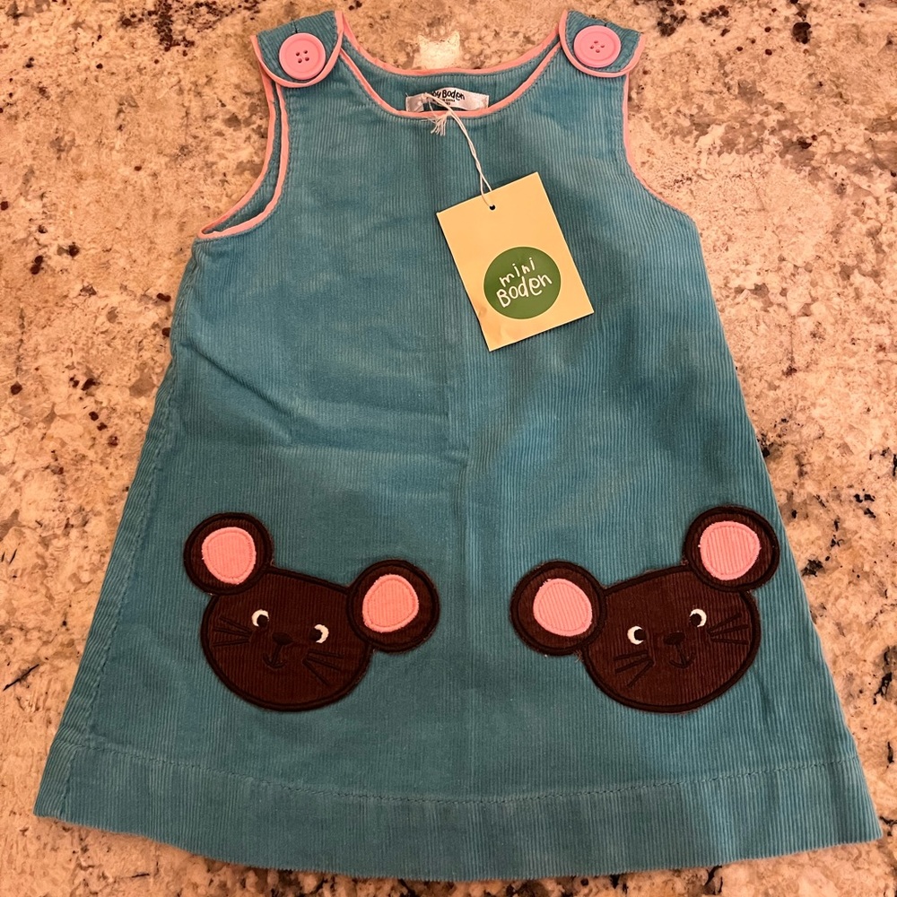 NWT BABY BODEN SHIFT 3-6 mos